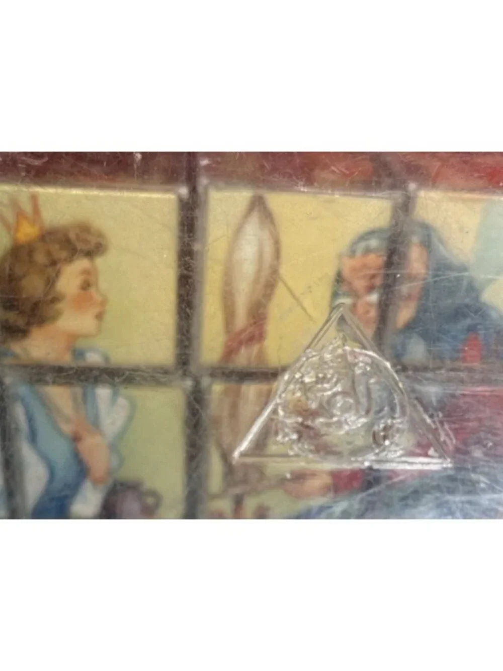 Vintage German Eichhorn Picture Block Puzzle Grimm’s Fairy Tales with Case